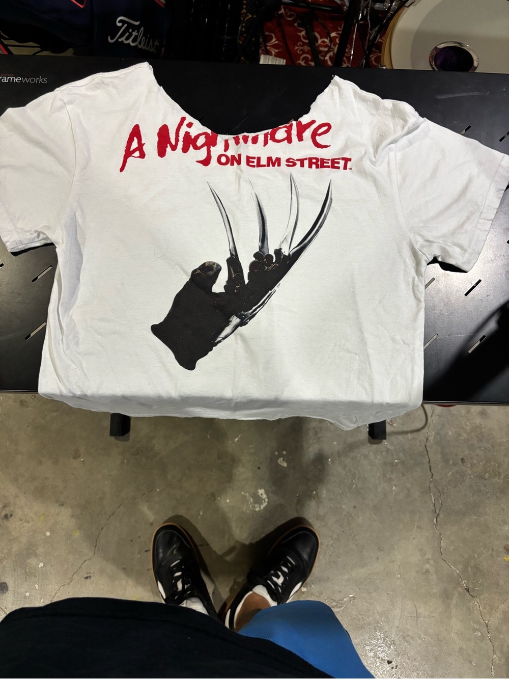 A Nightmare on Elm Street Kids White Graphic Tee